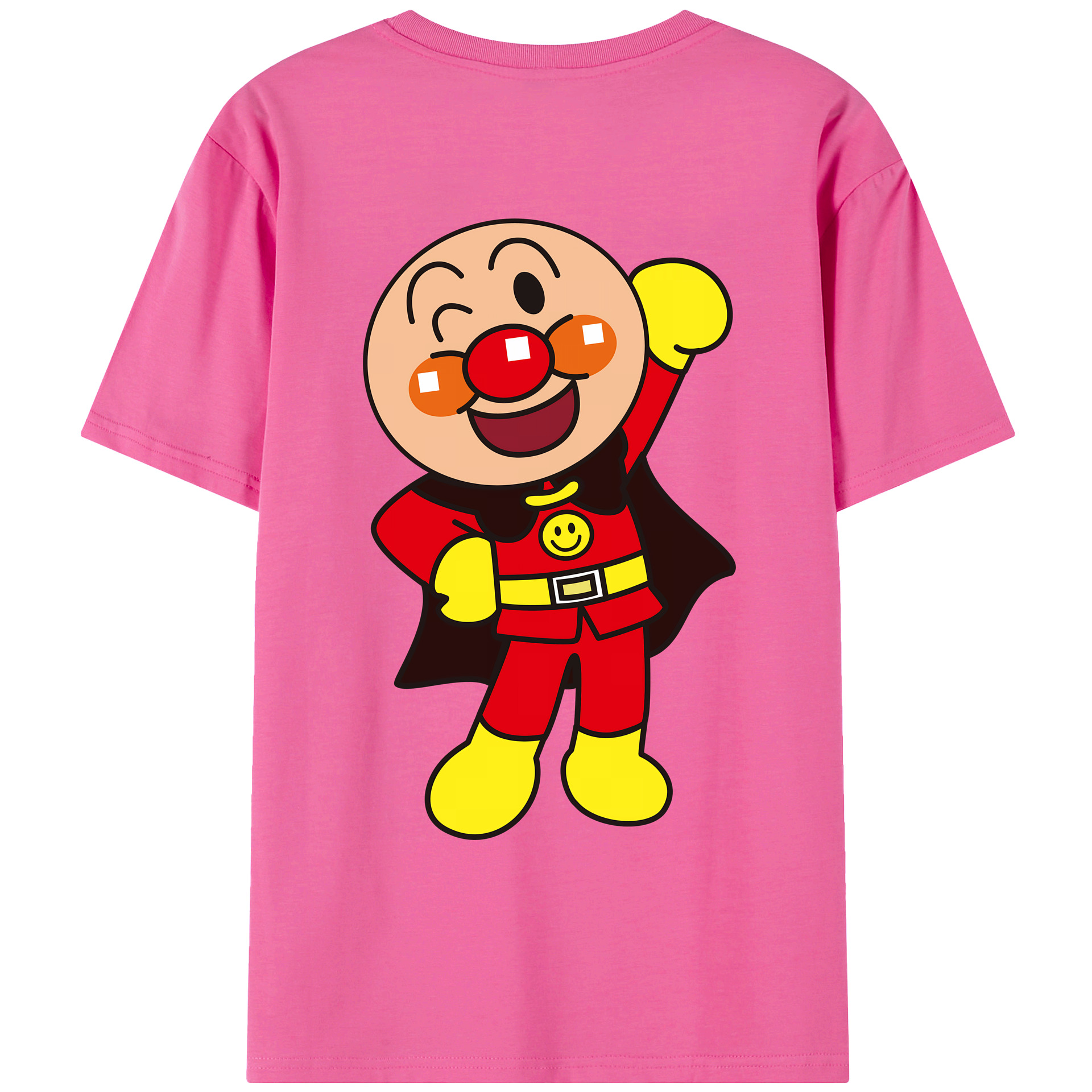 （画像用） アンパンマン Anpanman レディース半袖Tシャツ(バックプリント)